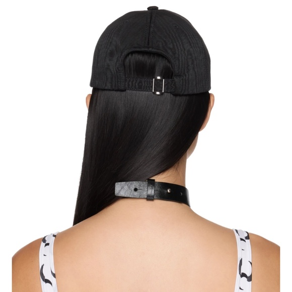 MARINE SERRE EUC - worn once! Regenerated Moire Baseball Cap in Black main image 6
